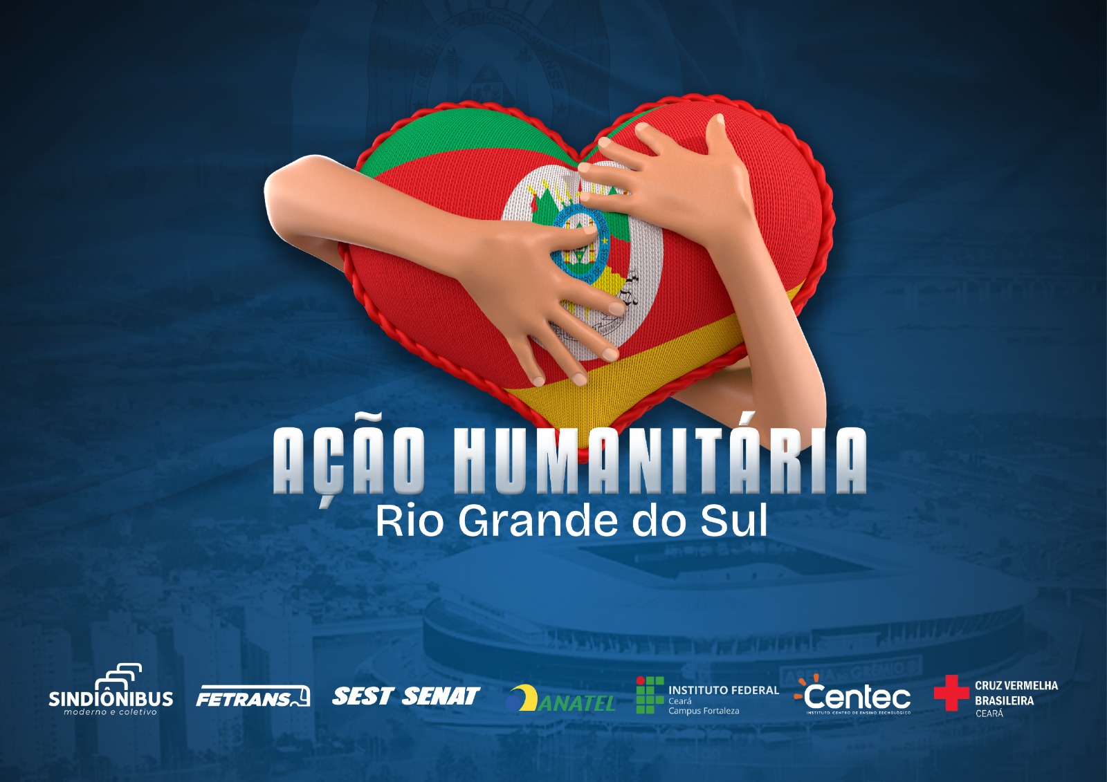 Sindiônibus, em apoio à Cruz Vermelha Ceará, será ponto de coleta de doações destinadas ao Rio Grande do Sul